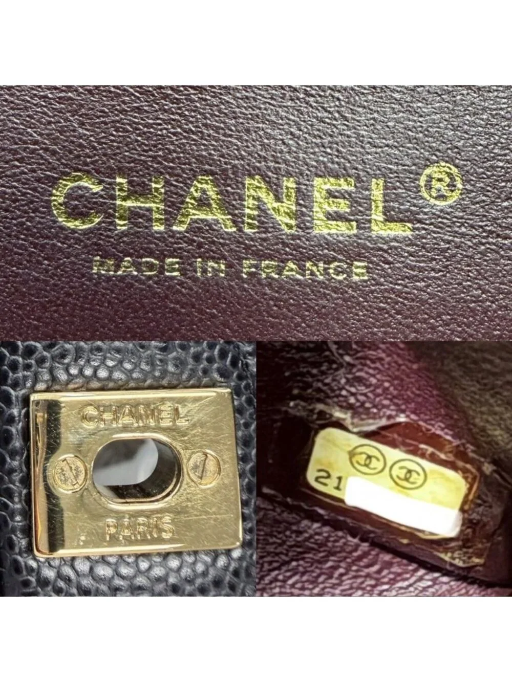 Chanel Shoulder Bag Quilted 25 Double Flap Chain Crossbody CC Logo Turnlock